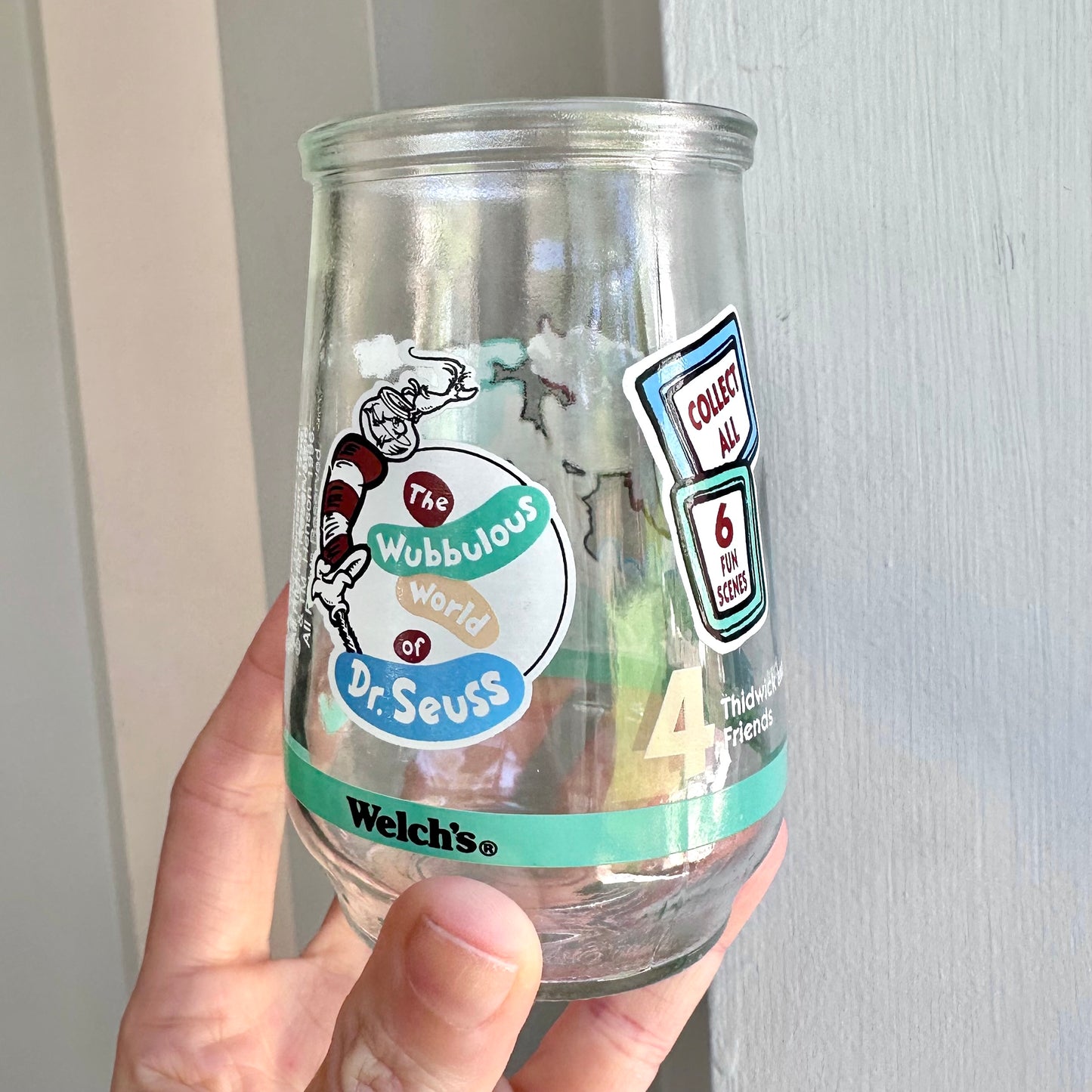 90’s Welch’s Dr Suess Jelly Jar Glass