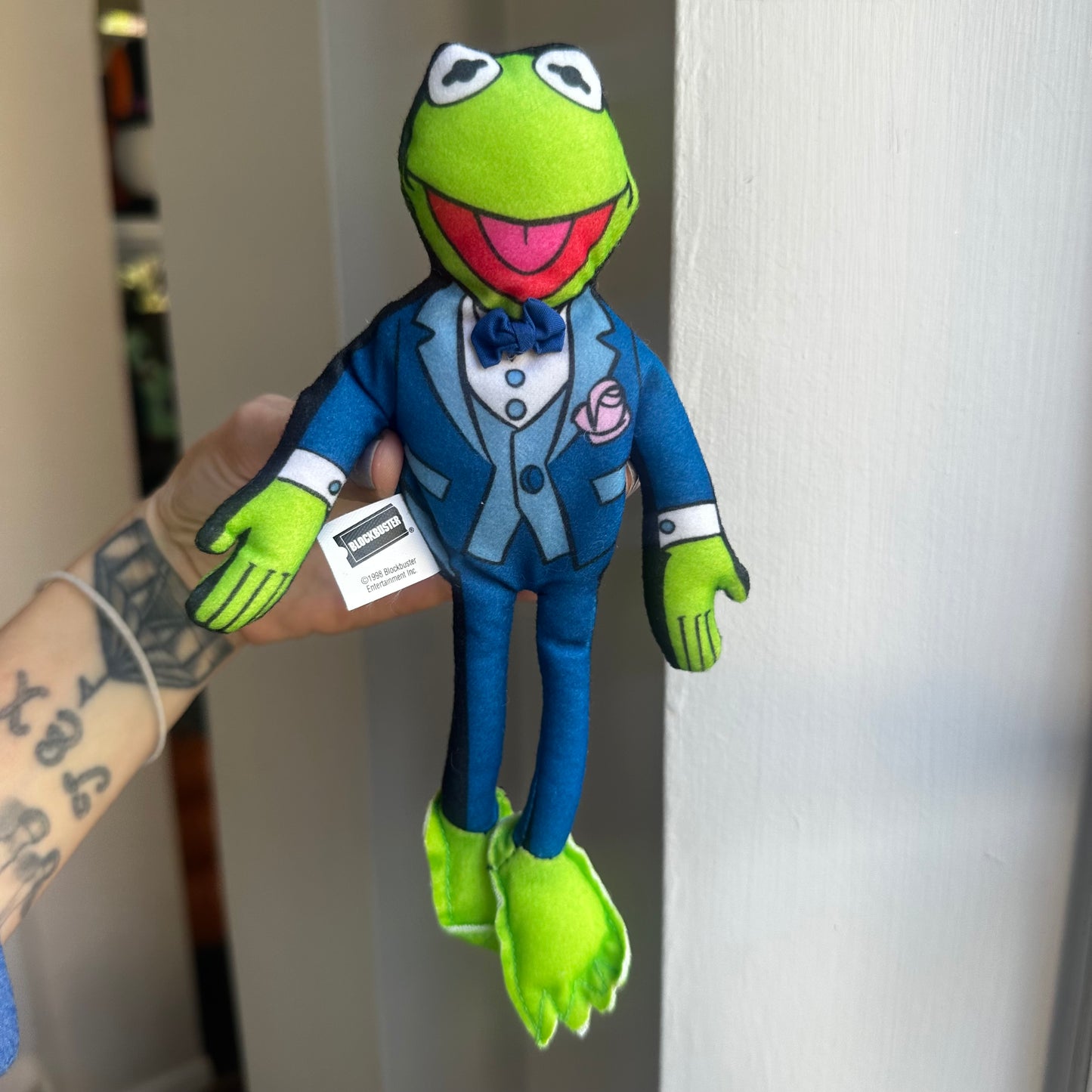 1998 Blockbuster Kermit The Frog Plush