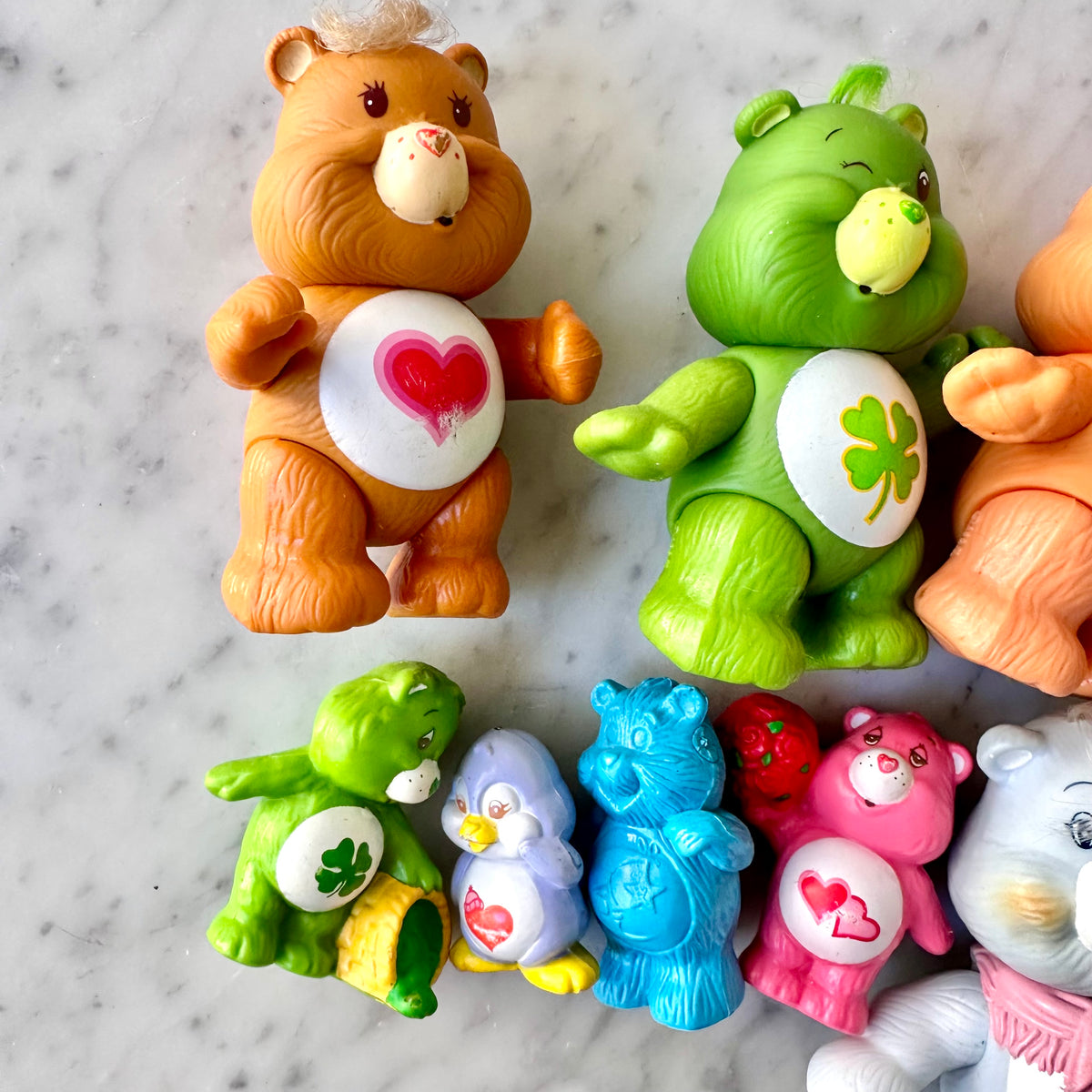 Vintage Care Bears Figure Lot