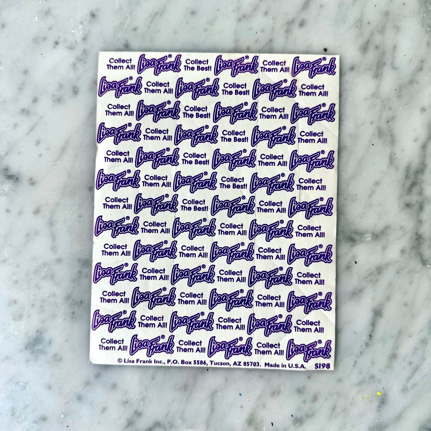 90’s Lisa Frank Halloween Sticker Sheet