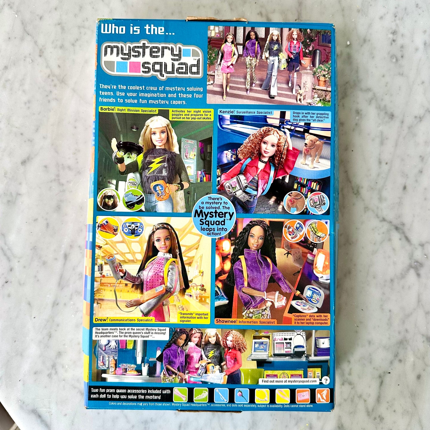 2002 Mystery Squad Kenzie Surveillance Specialist Doll
