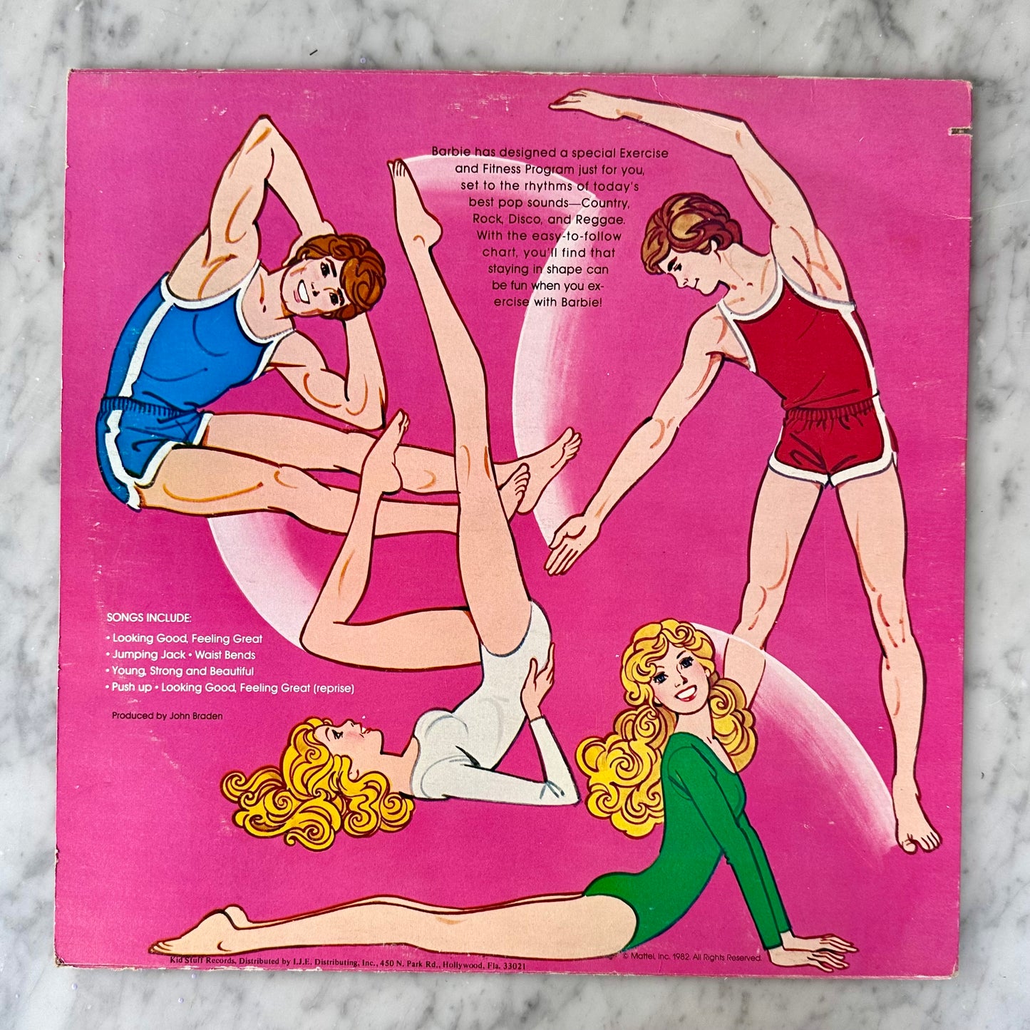 1982 Barbie “Looking Good Feeling Great” Exercise Album