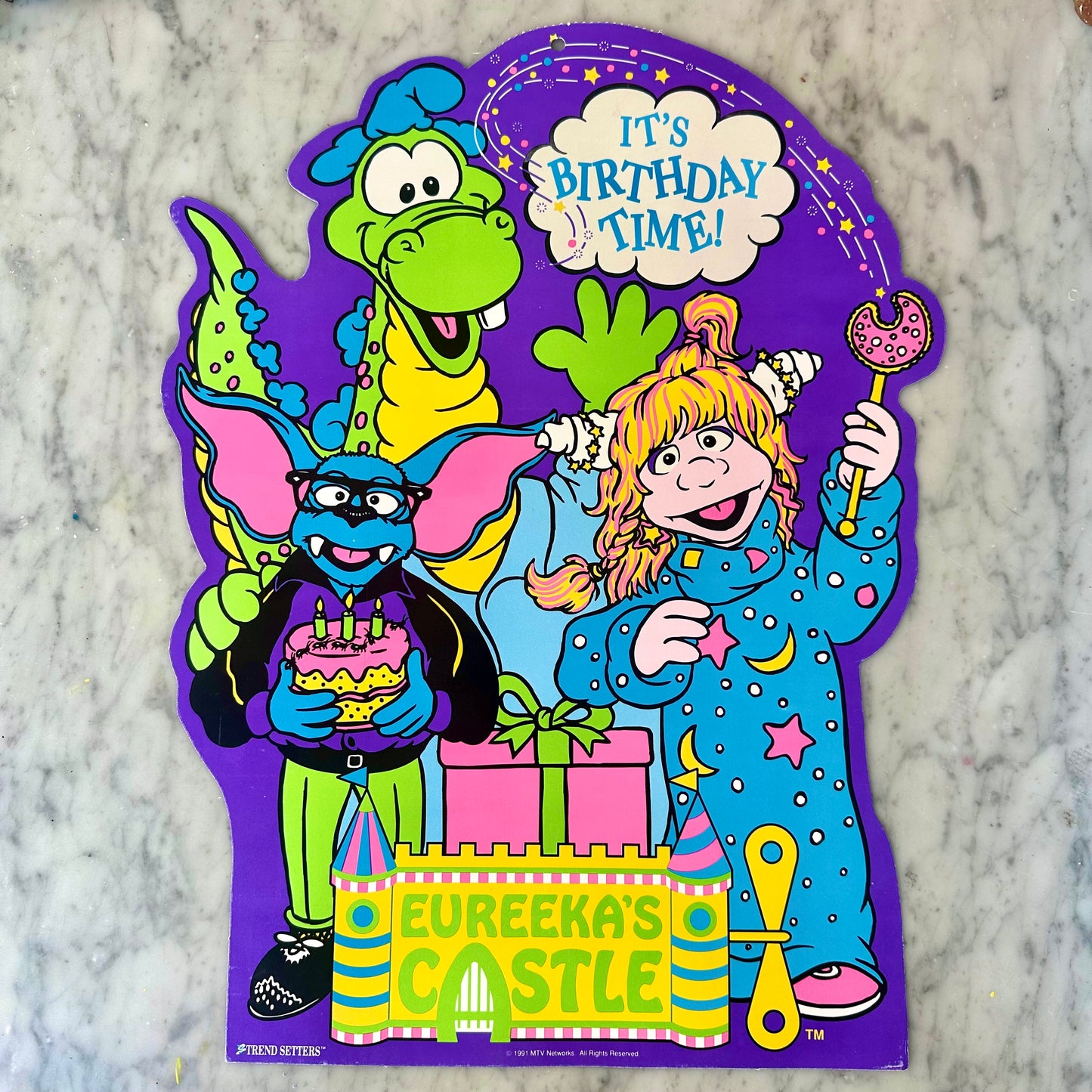 1991 Eureeka’s Castle Die Cut Birthday Cutout
