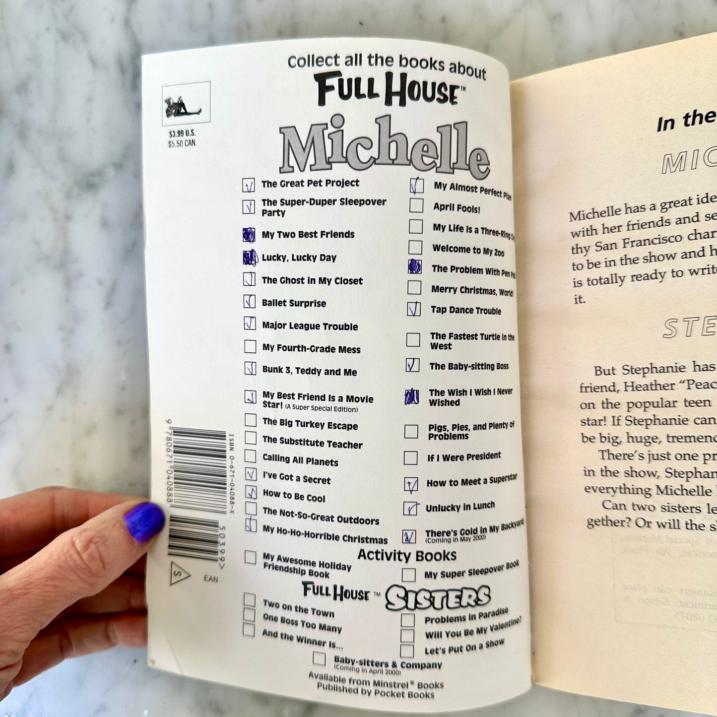 90’s Full House Sisters Books