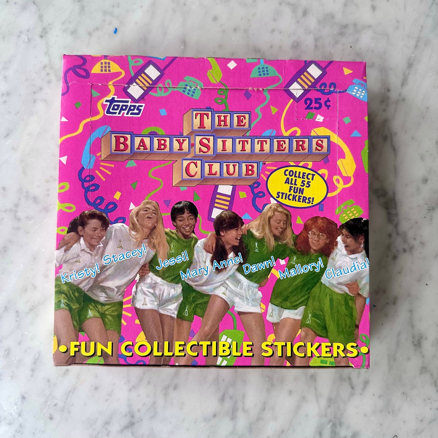 1991 The BabySitters Club Collectible Sticker Pack