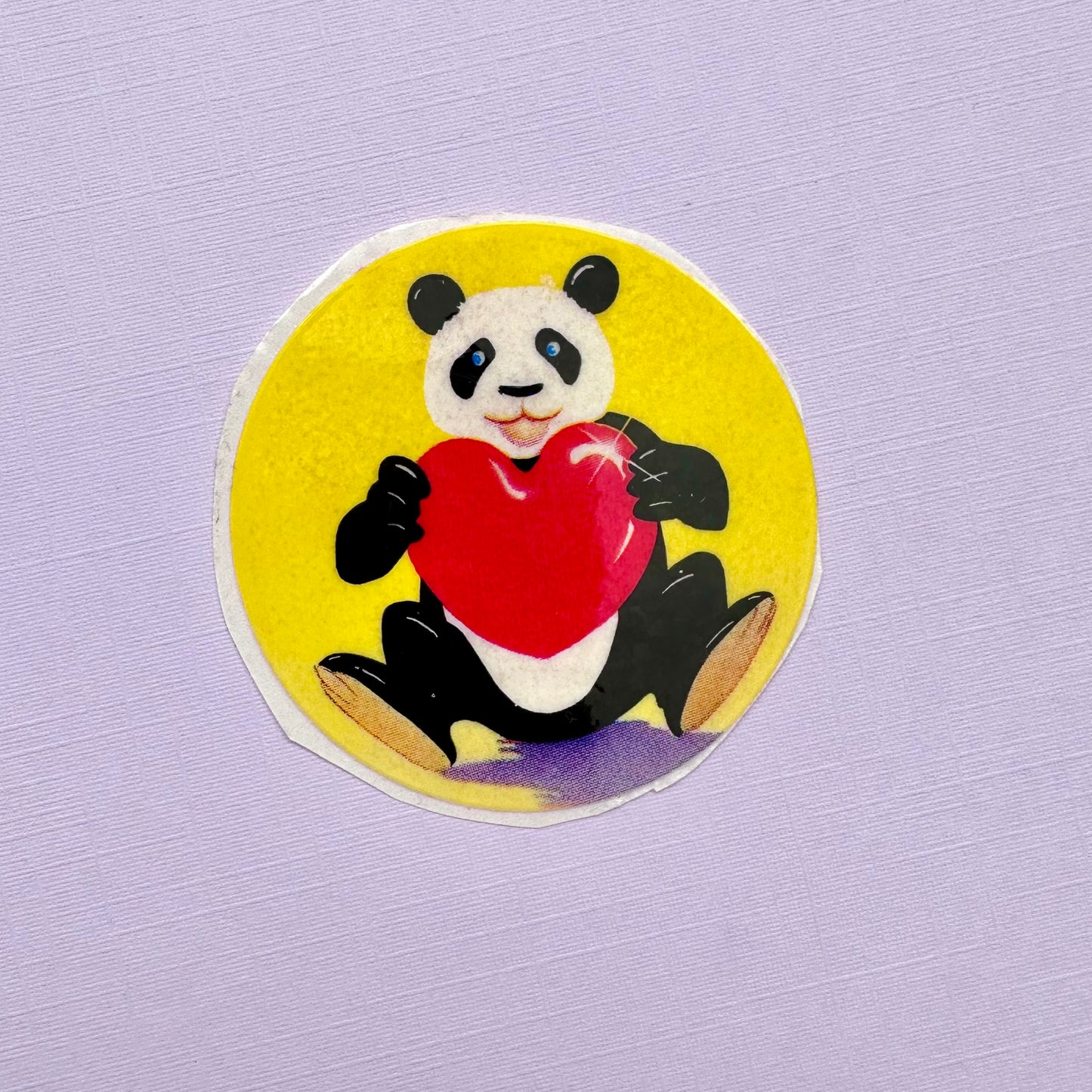 1982 Lisa Frank Panda Bear Sticker