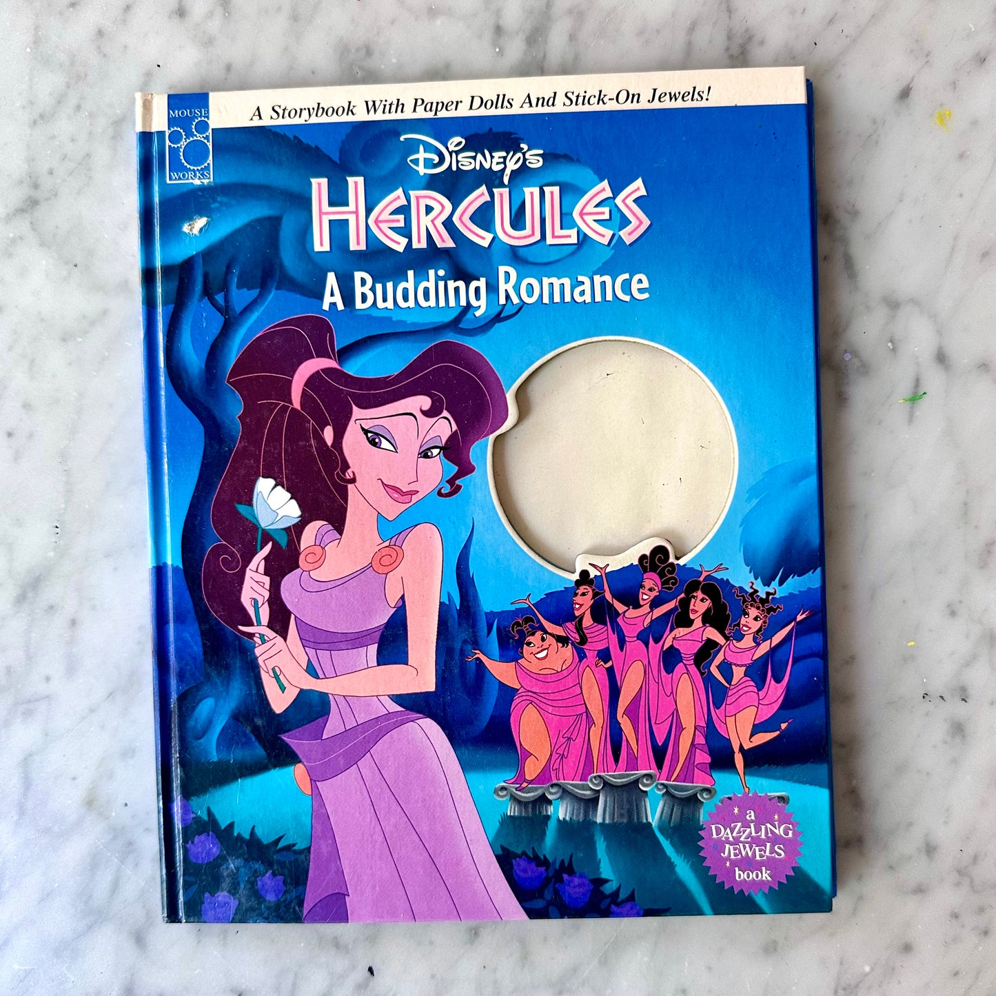 90’s Hercules “A Budding Romance” Paper Doll Book