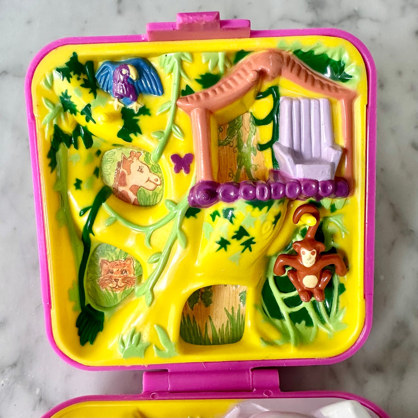 1989 Polly Pocket Wild Zoo World Playset