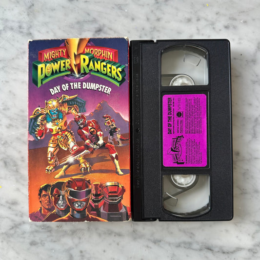 1993 The Power Rangers “Day of the Dumpster” VHS