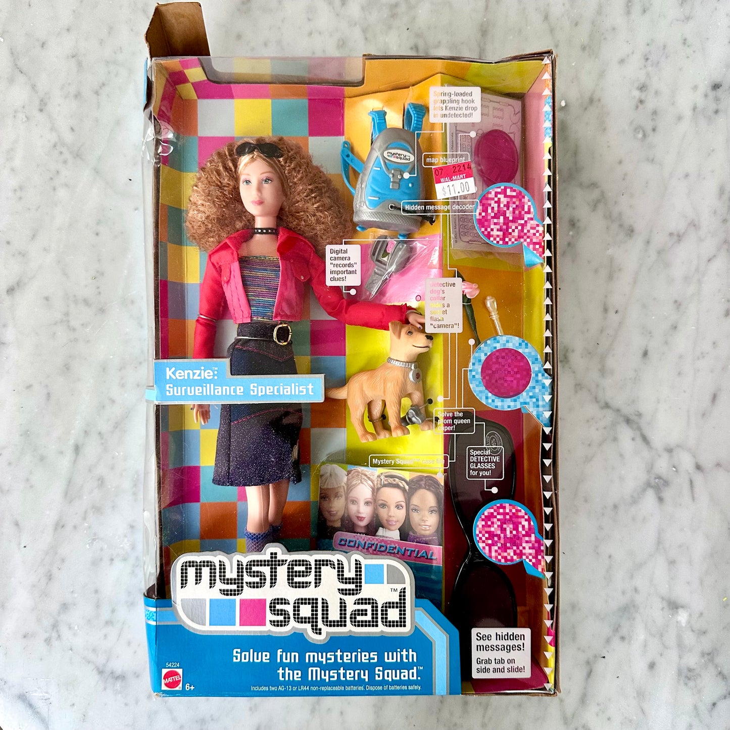 2002 Mystery Squad Kenzie Surveillance Specialist Doll