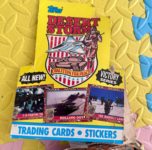 1991 Desert Storm Topps Trading Cards