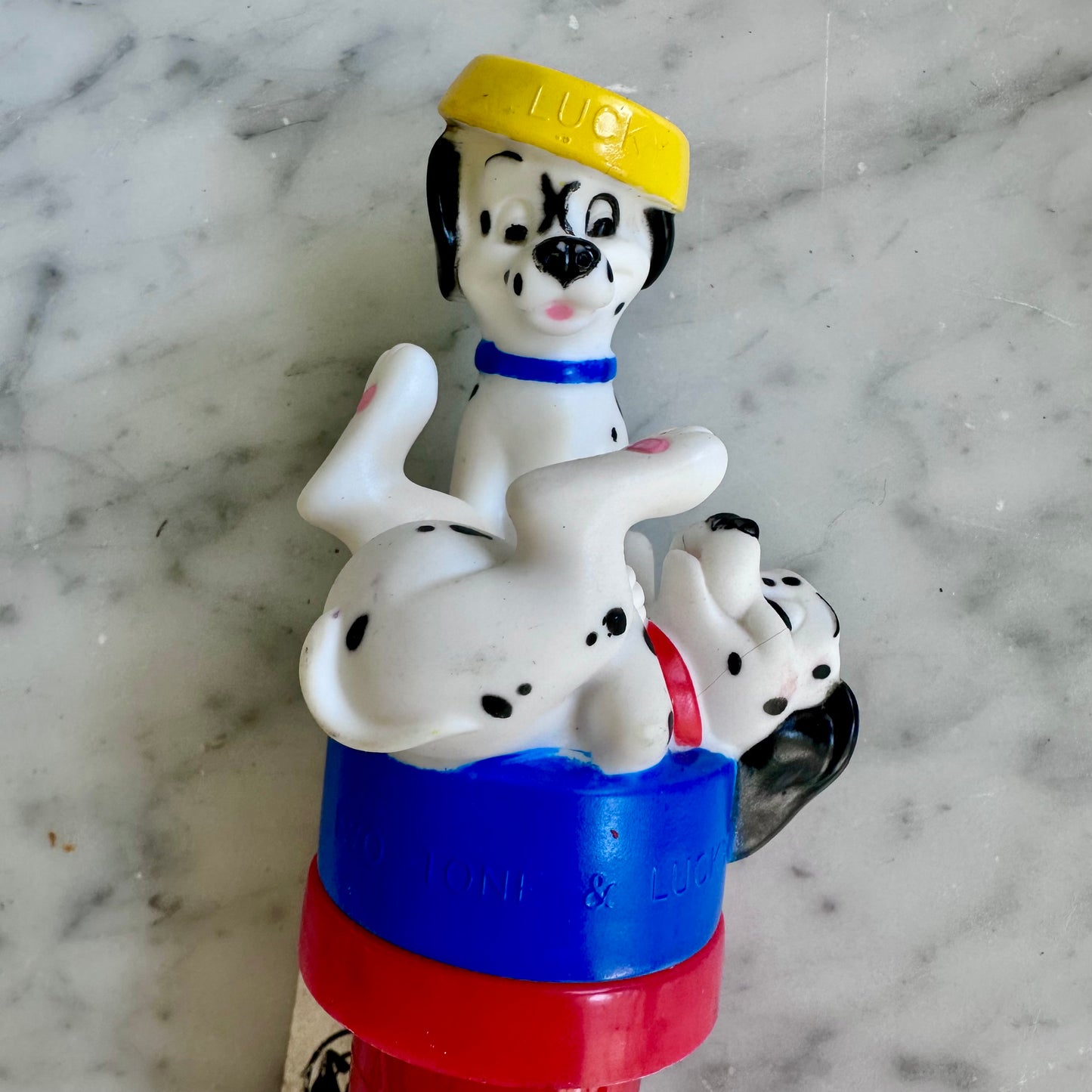 1996 101 Dalmatian SweeTarts Candy Tubes with Stamp Toppers