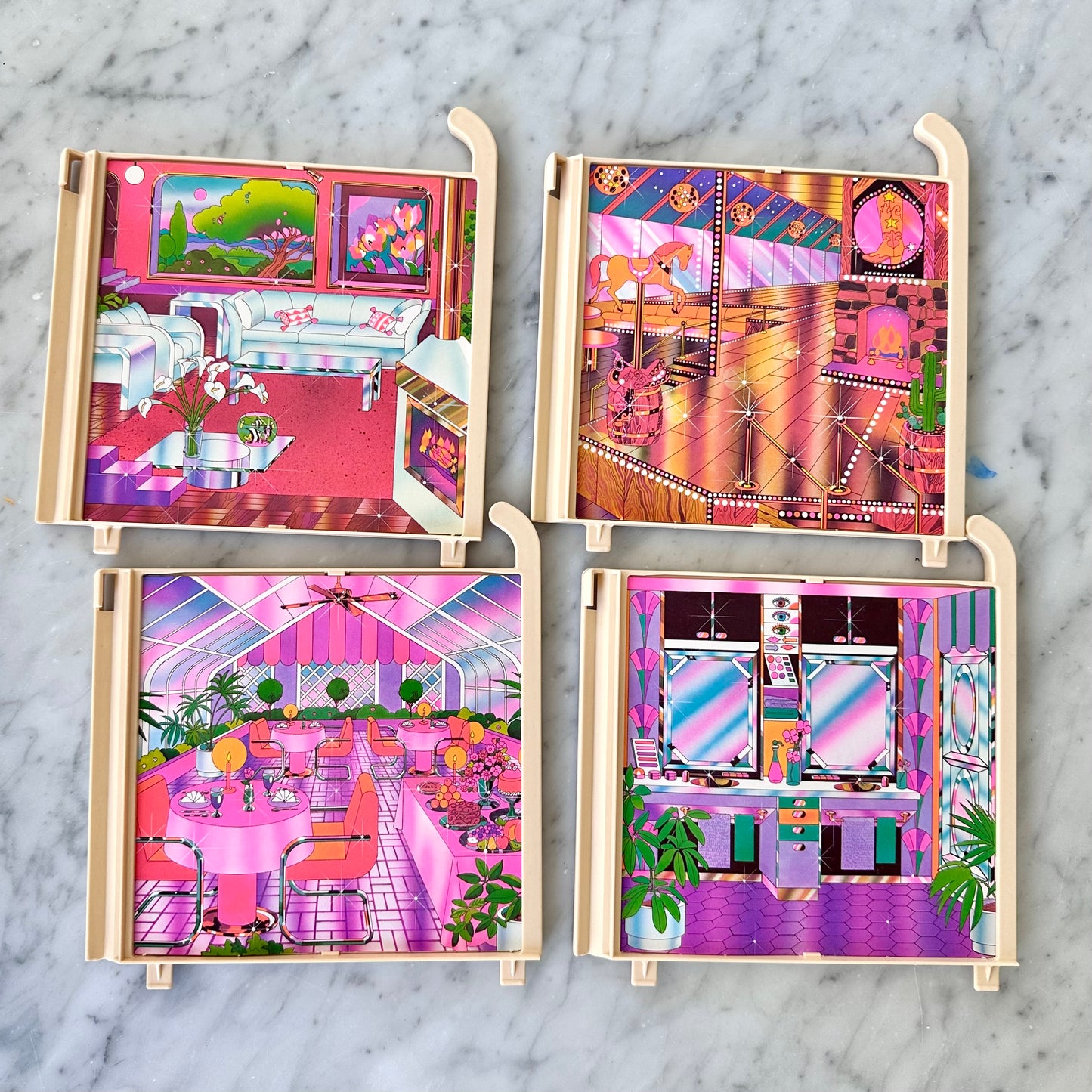 1981 Mattel Dazzle City Playset
