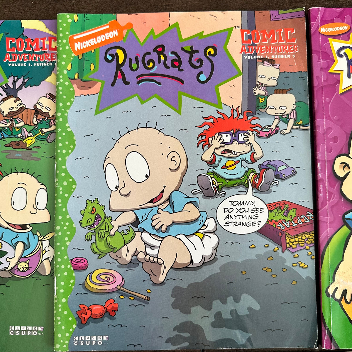 90’s Rugrats Comic and Coloring Book Lot