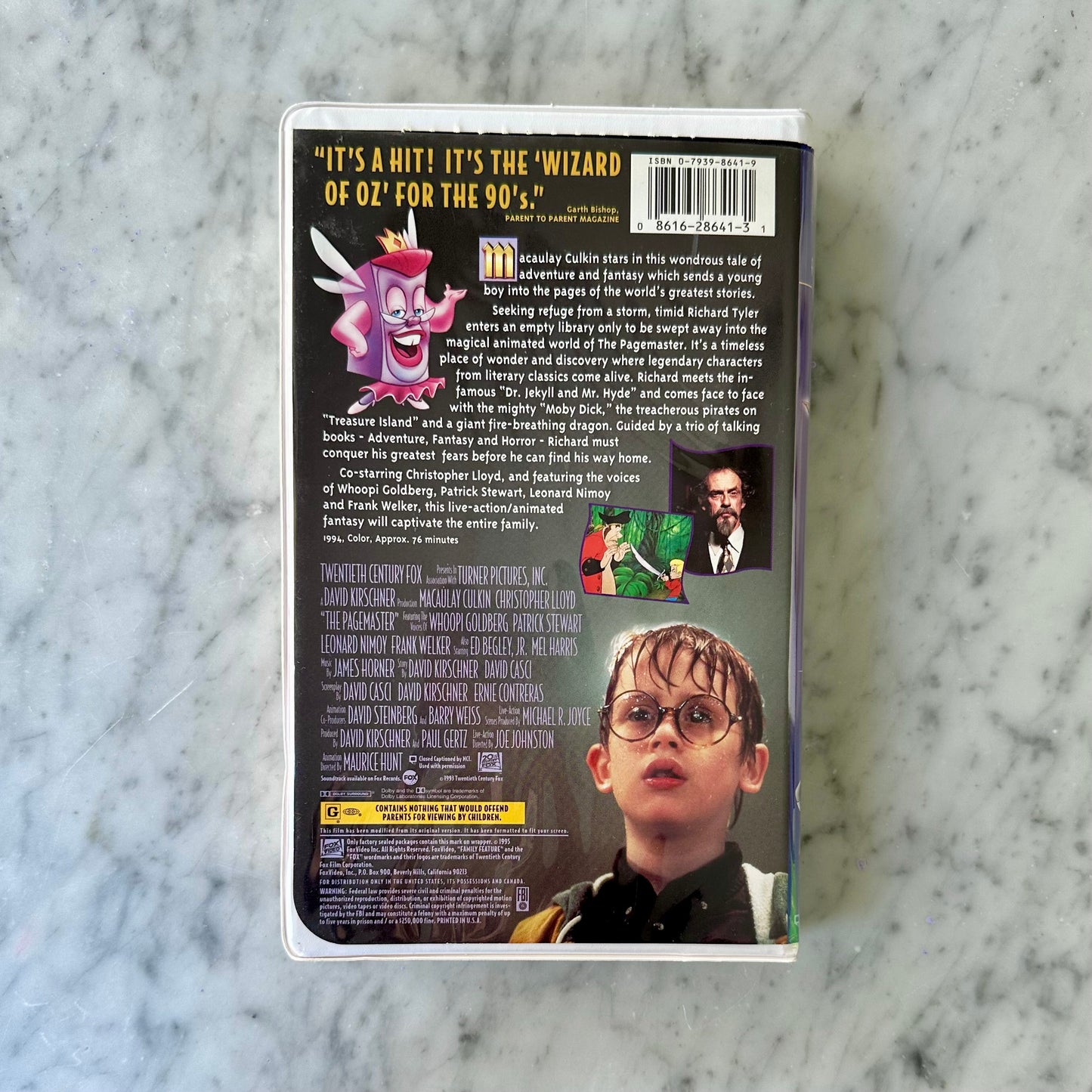 1994 Pagemaster VHS