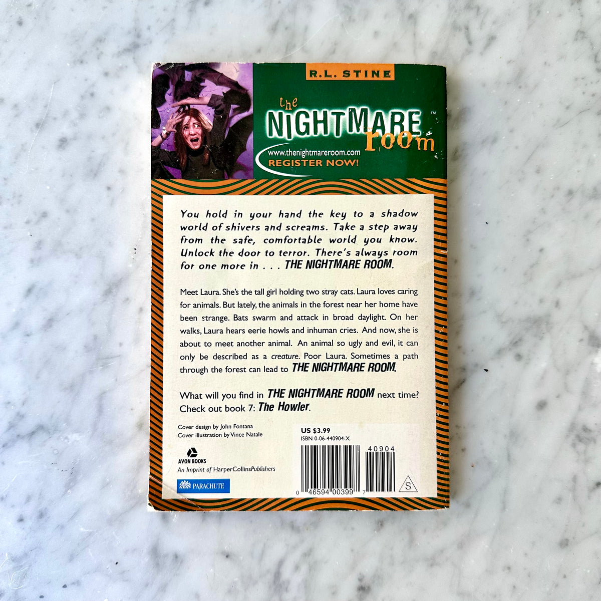 R.L. Stine “The Nightmare Room” Signed Copy