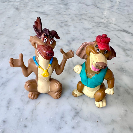 1989 All Dogs Go to Heaven “Charlie” & “Itchy” Figures