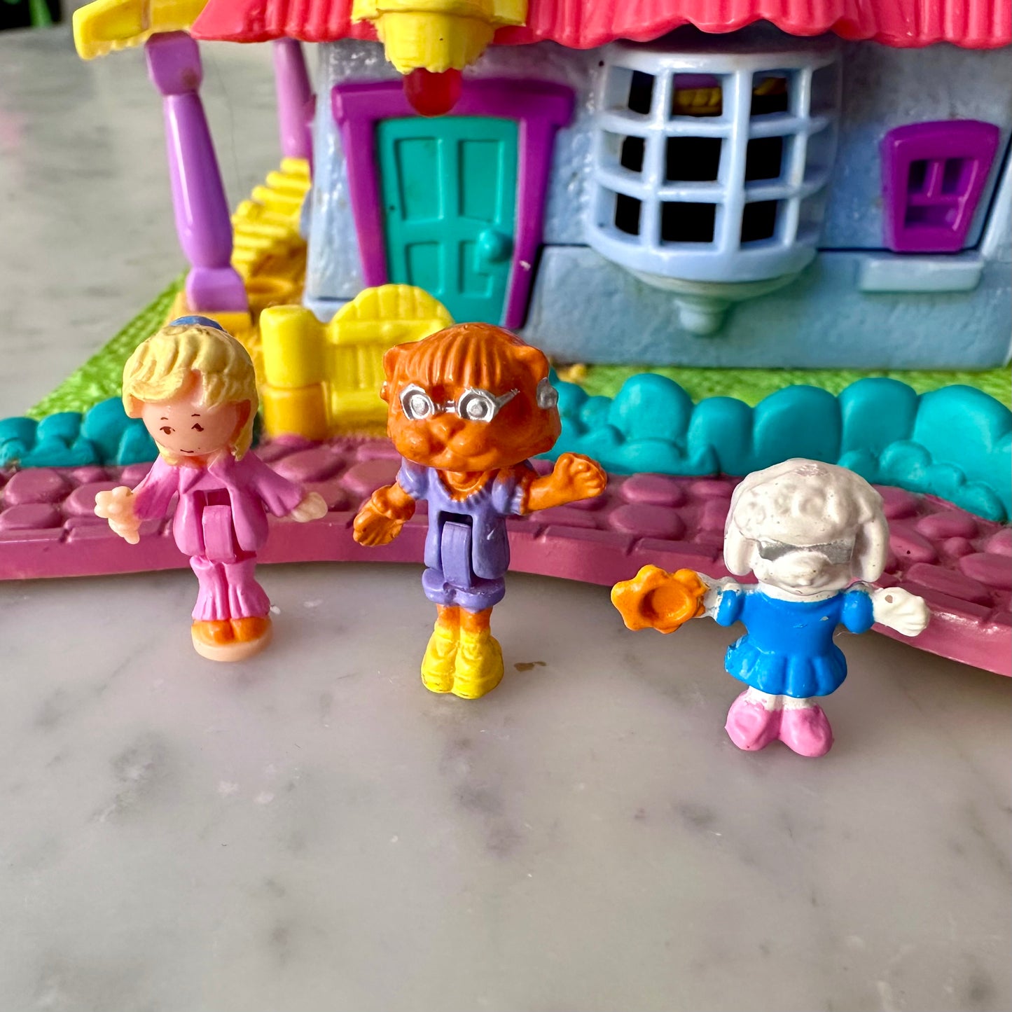 1994 Polly Pocket Light Up Kitty House
