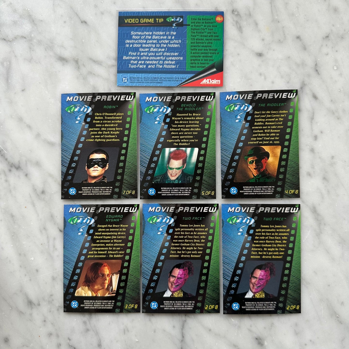 1995 Batman Forever Cards