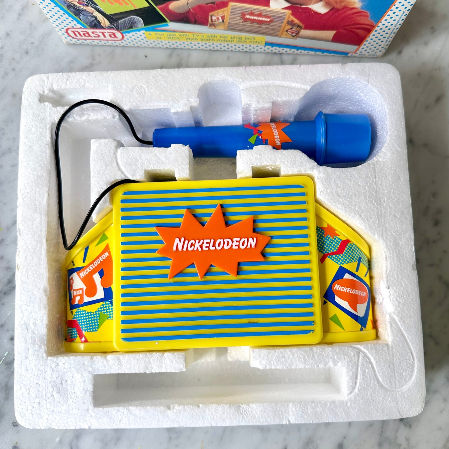 1989 Nickelodeon T.V. Star Microphone * Damaged*