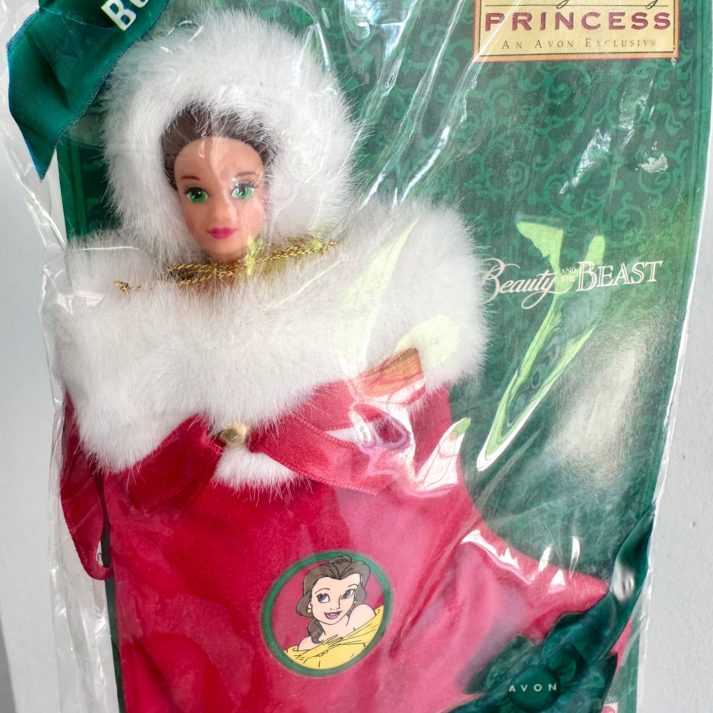 1997 Avon Disney Belle Holiday Princess Stocking