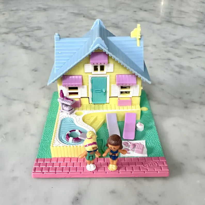1993 Polly Pocket Summer House Playset