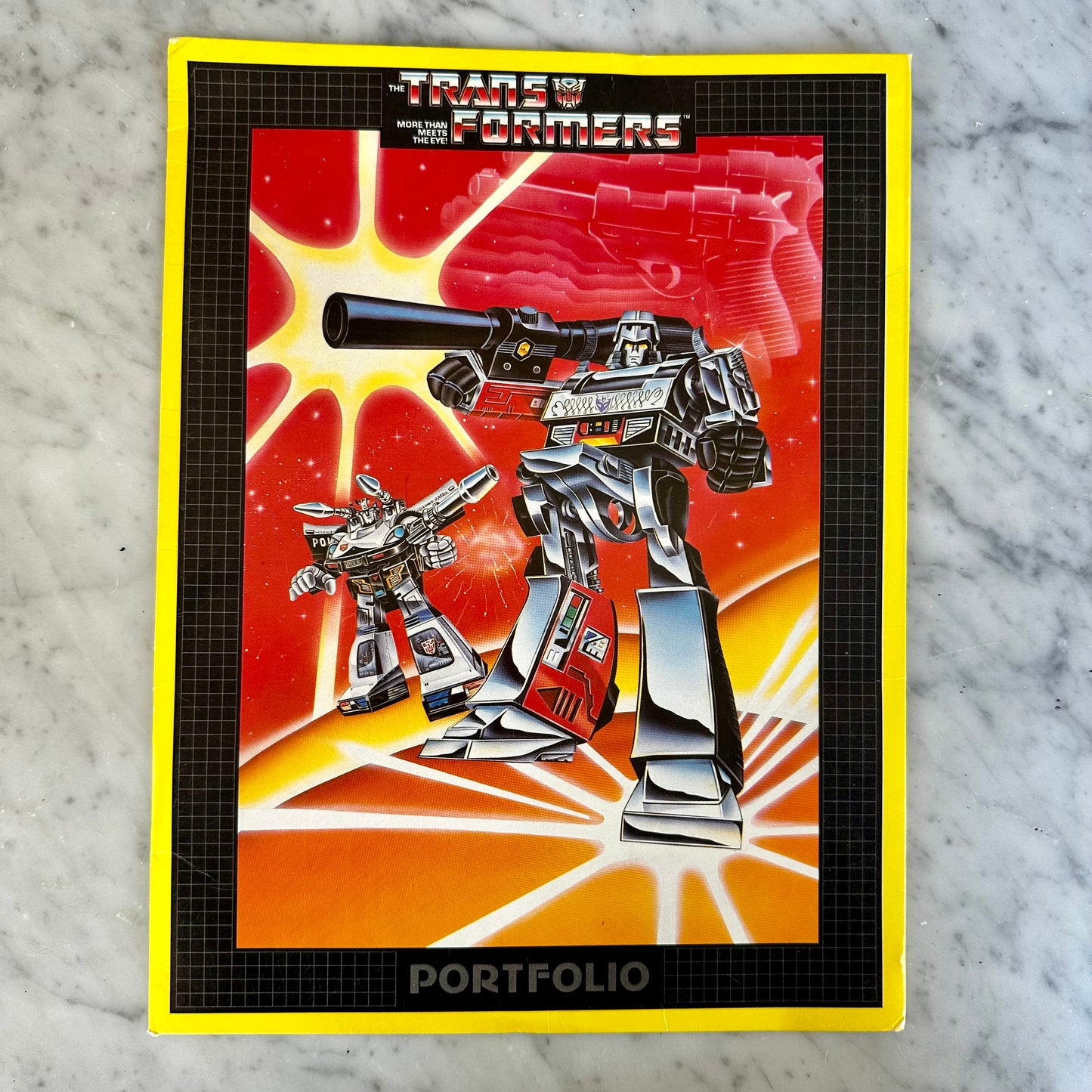 1984 Mead Transformers Folder