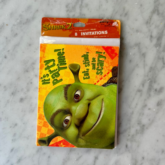 2004 Shrek 2 Invitations (8 pack)