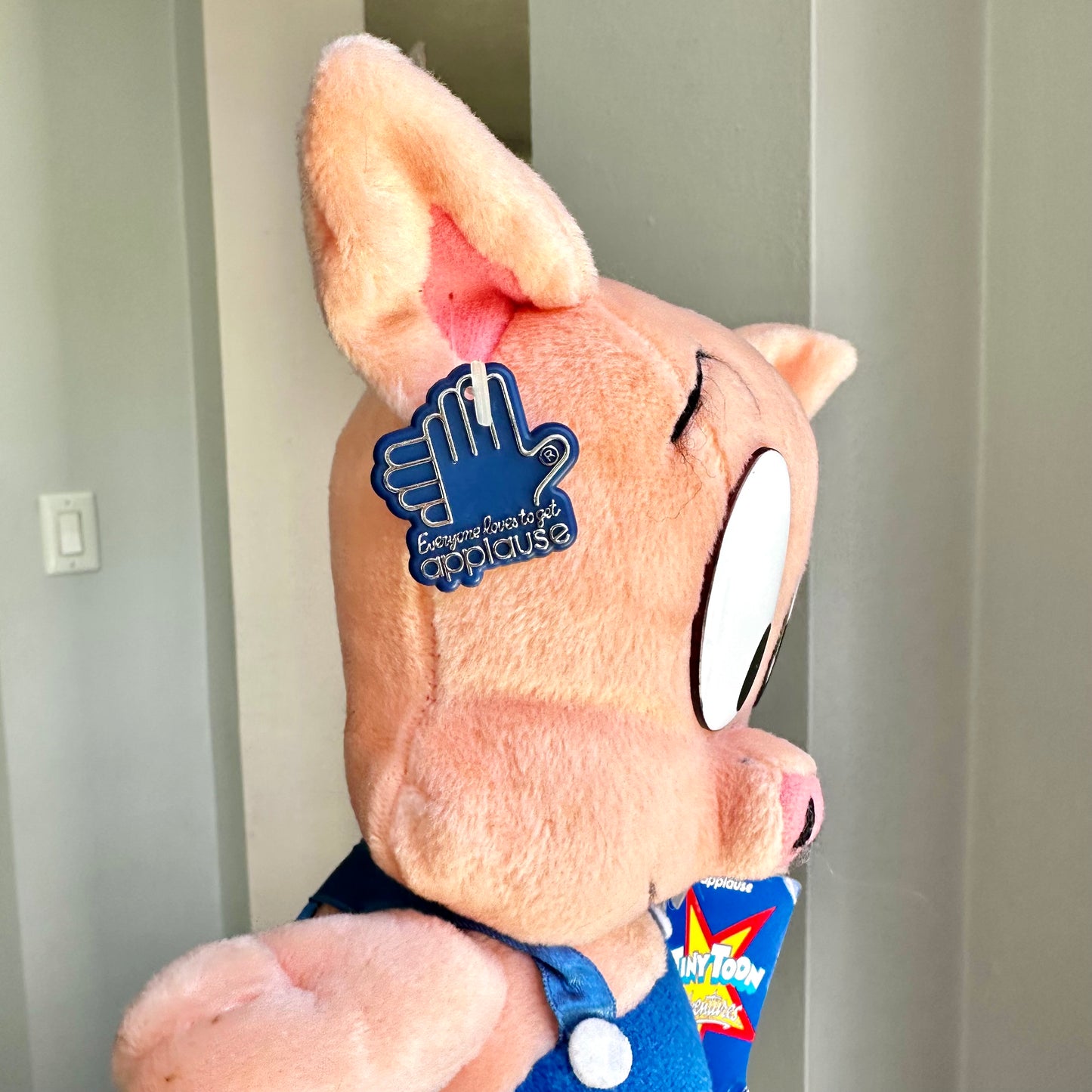 1990s Tiny Toon Adventures “Hamton J. Pig “ Plush