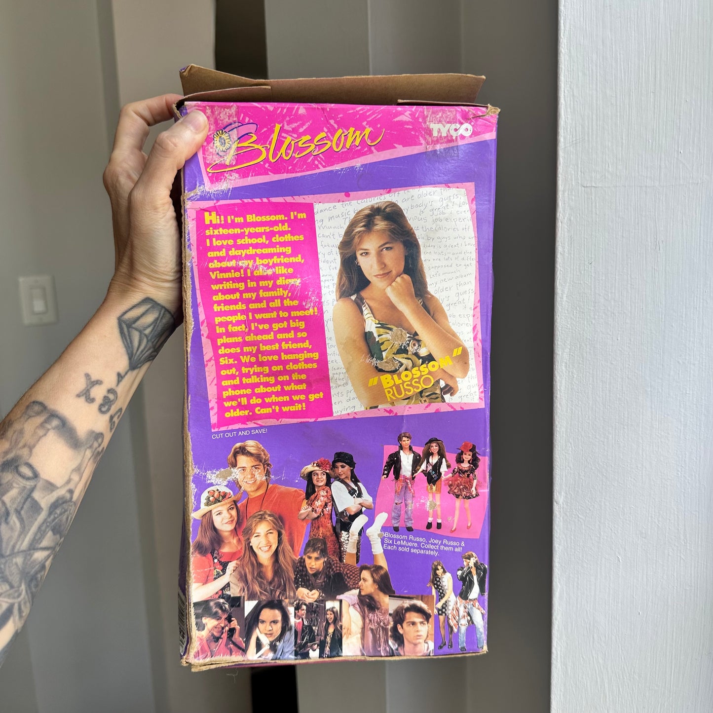 1993 Tyco "Blossom" Russo Mix 'n Match Fashion Fun Doll