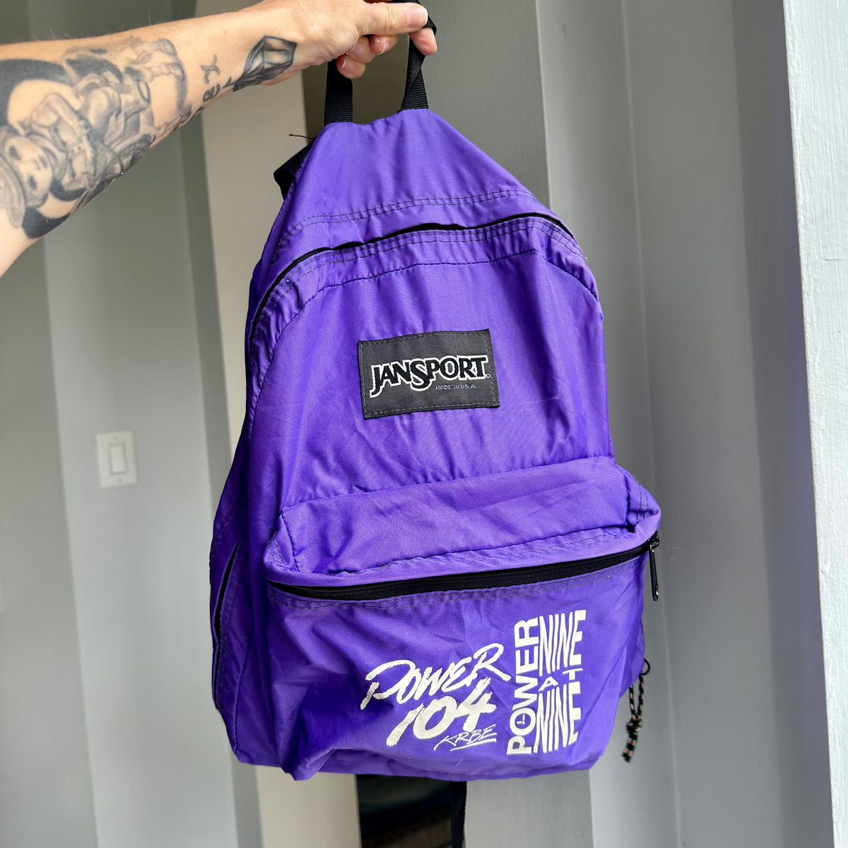90’s 104 KRBE Jansport Backpack