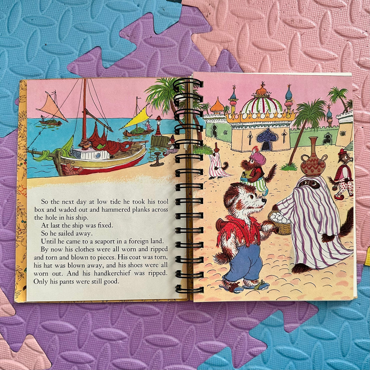 Vintage “The Sailor Dog” Golden Book Junk Journal