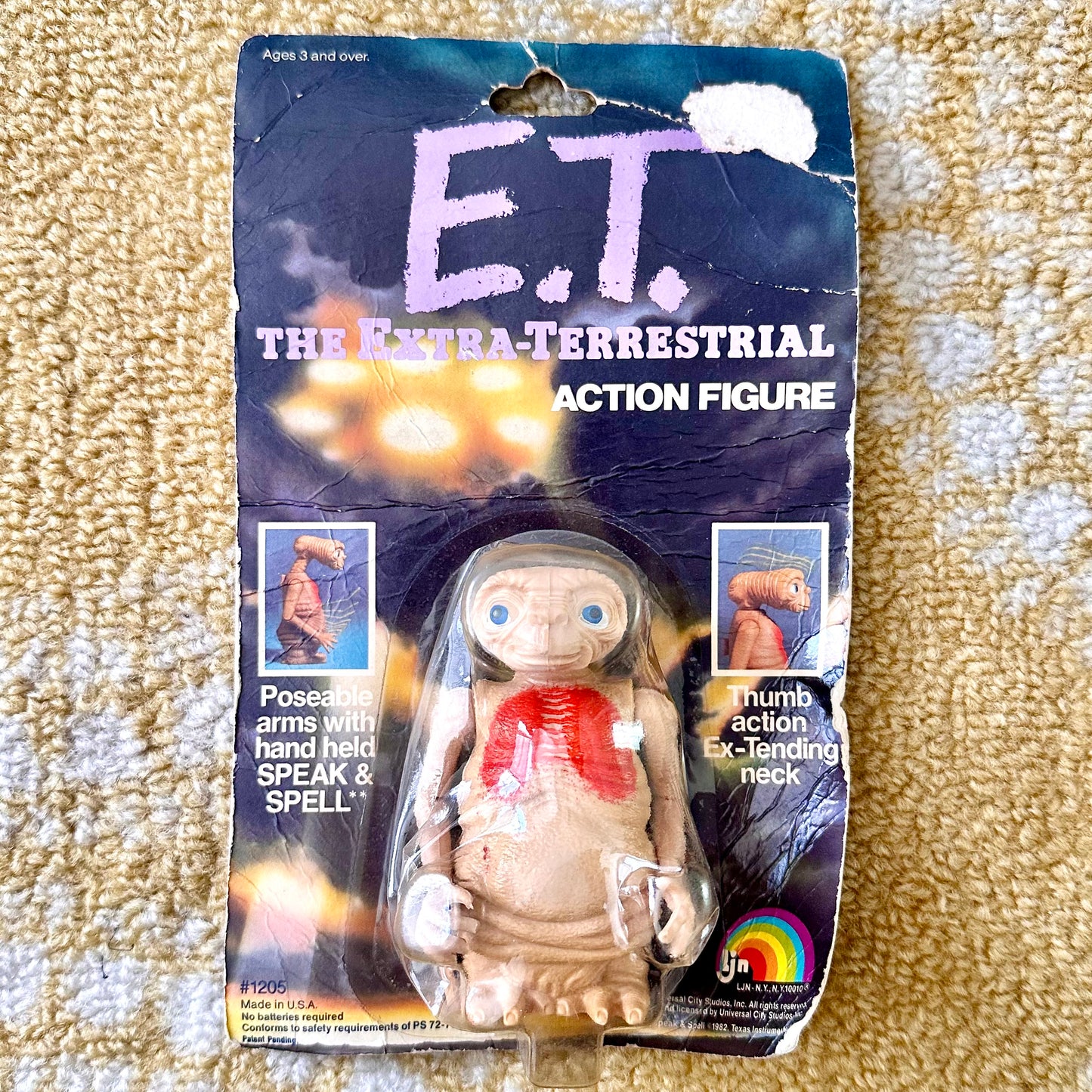 1982 E.T. Action Figure