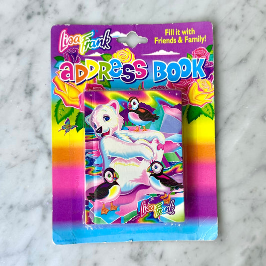 1990’s Lisa Frank Roary Address Book