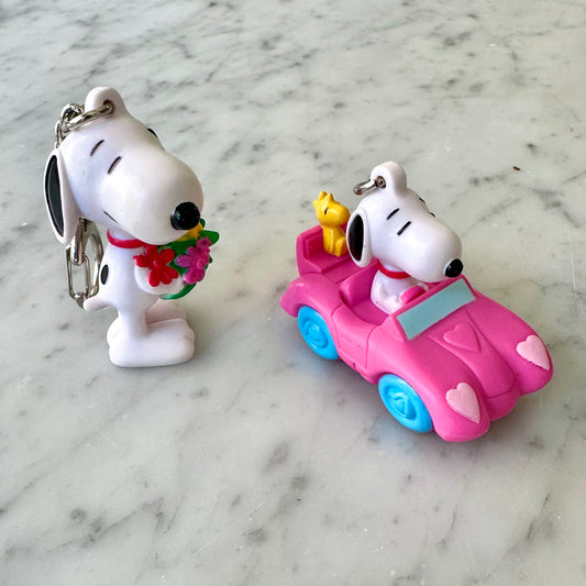 Vintage Snoopy Valentines Keychains