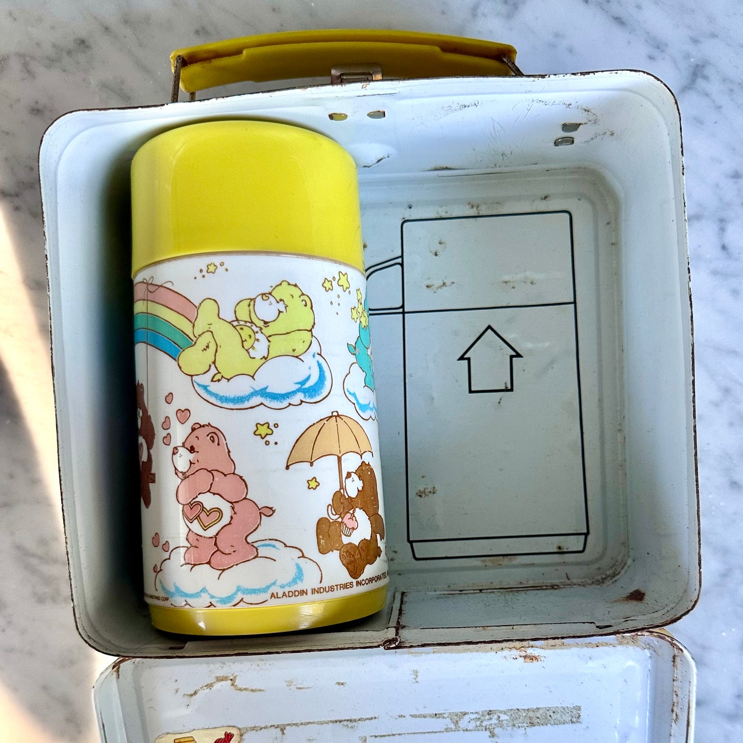 1985 Care Bears Cousins Metal Lunch Box