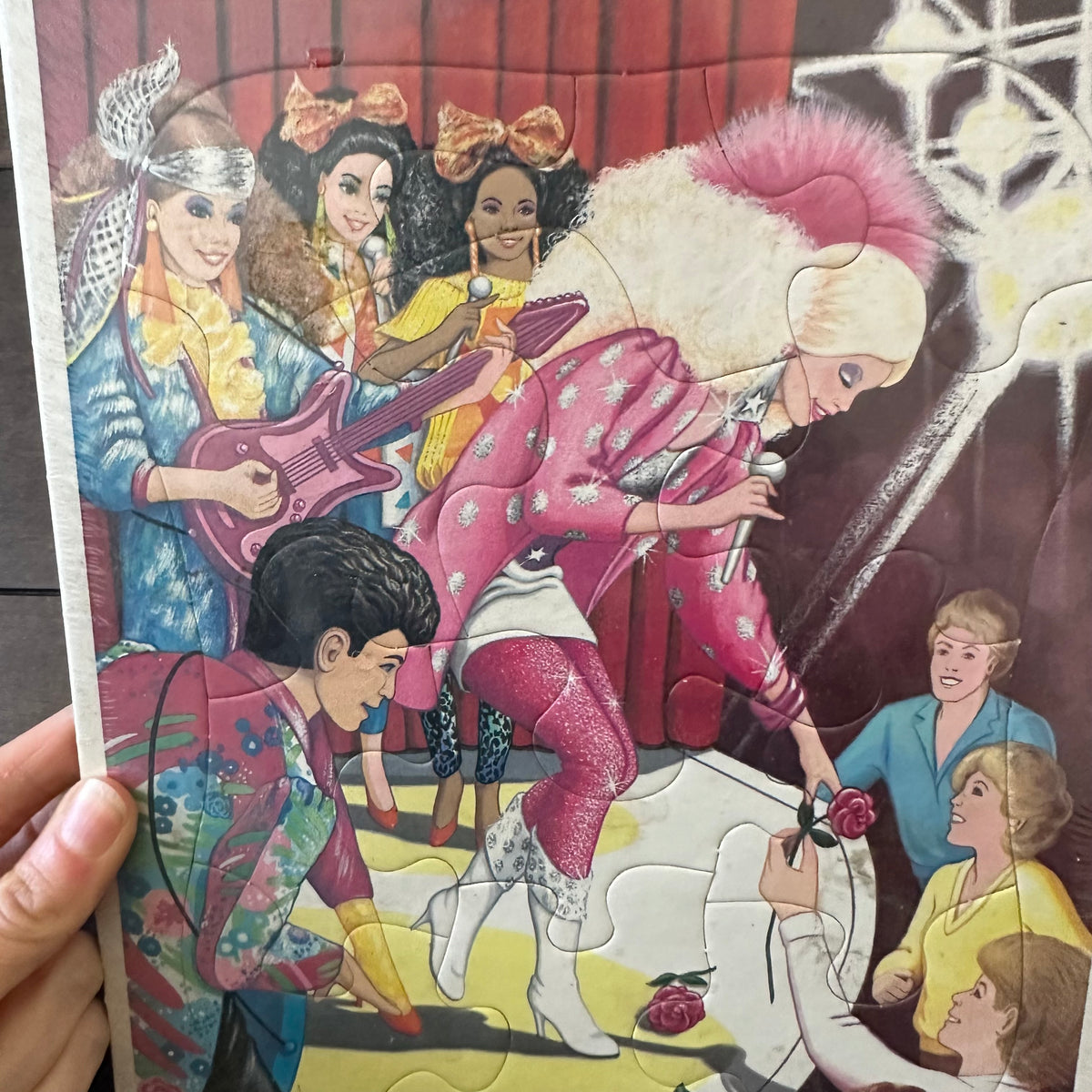 1987 Barbie and the Rockers Puzzle Set