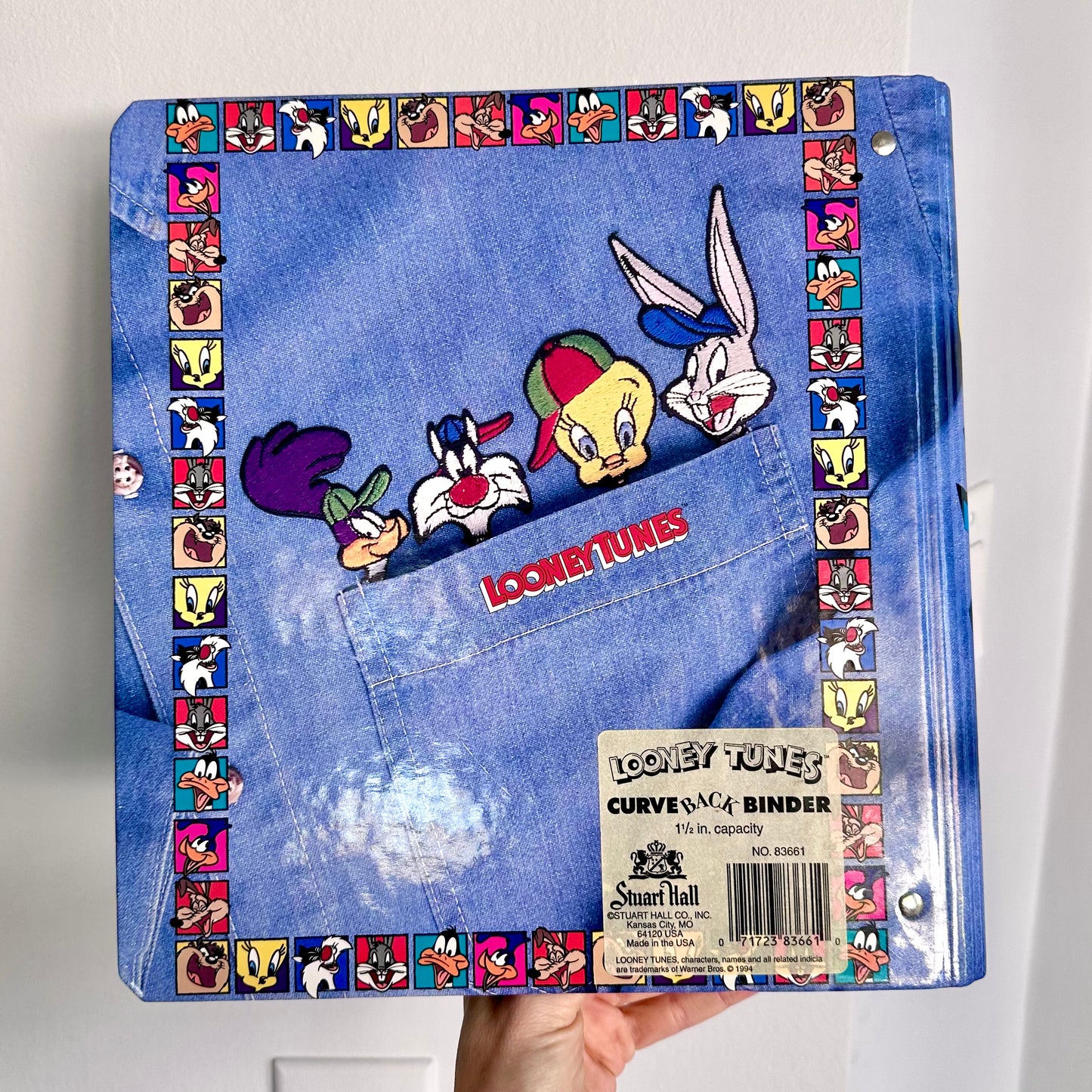 1994 Looney Tunes Binder