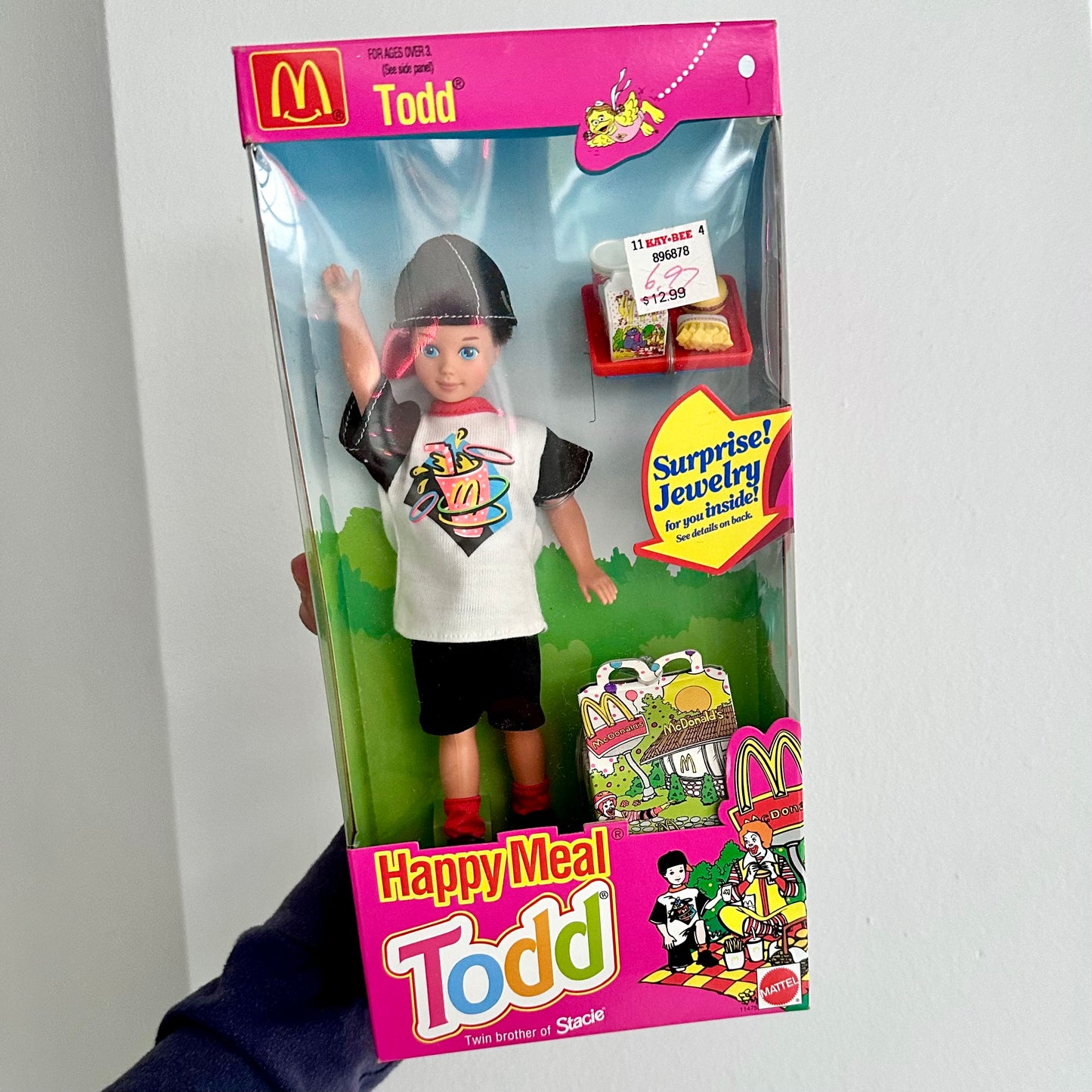 1993 Happy Meal Todd Barbie Mint Box