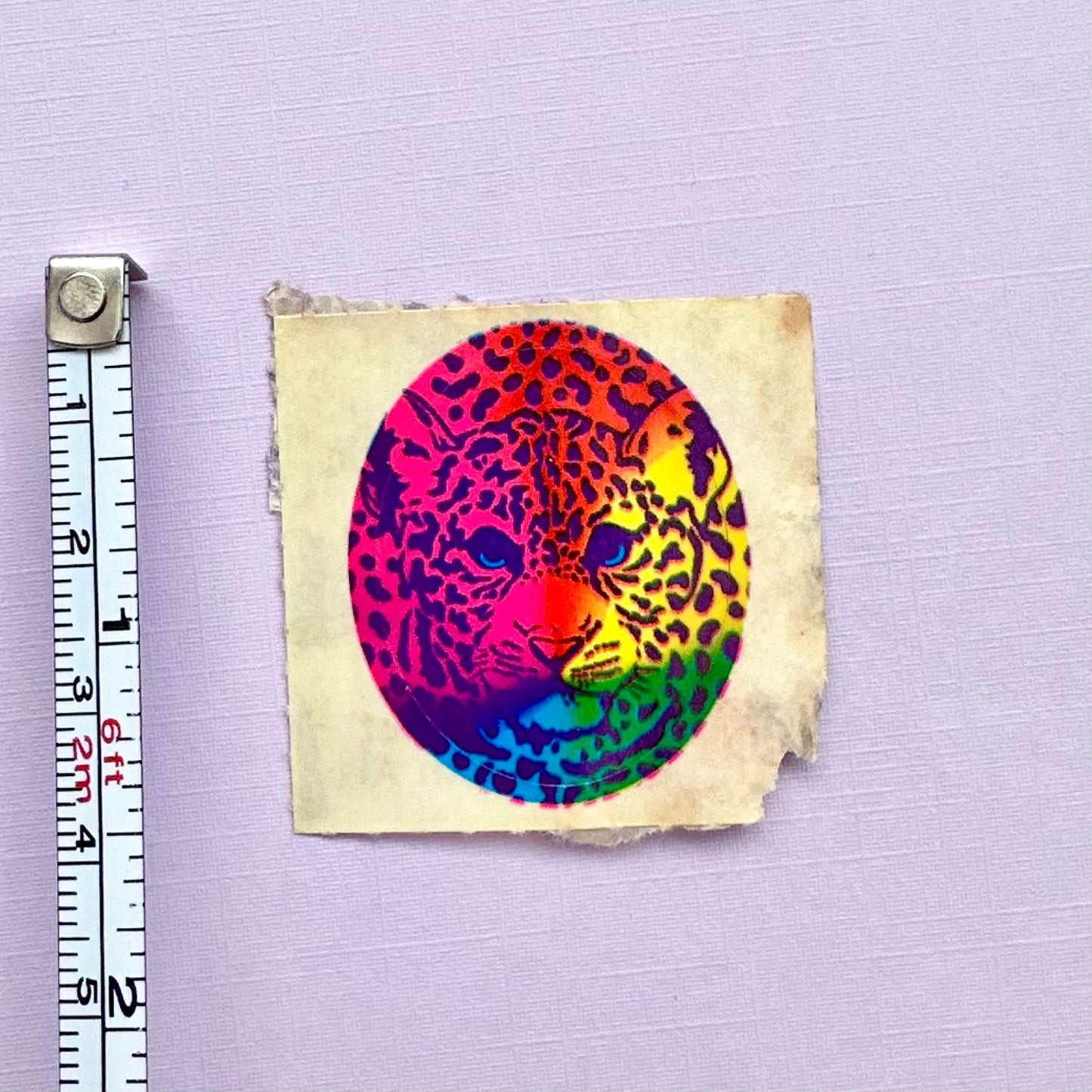 80’s Lisa Frank Leopard Sticker