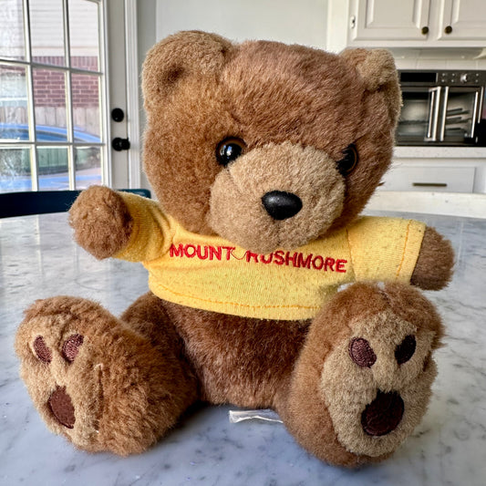 Vintage Mount Rushmore Teddy Bear