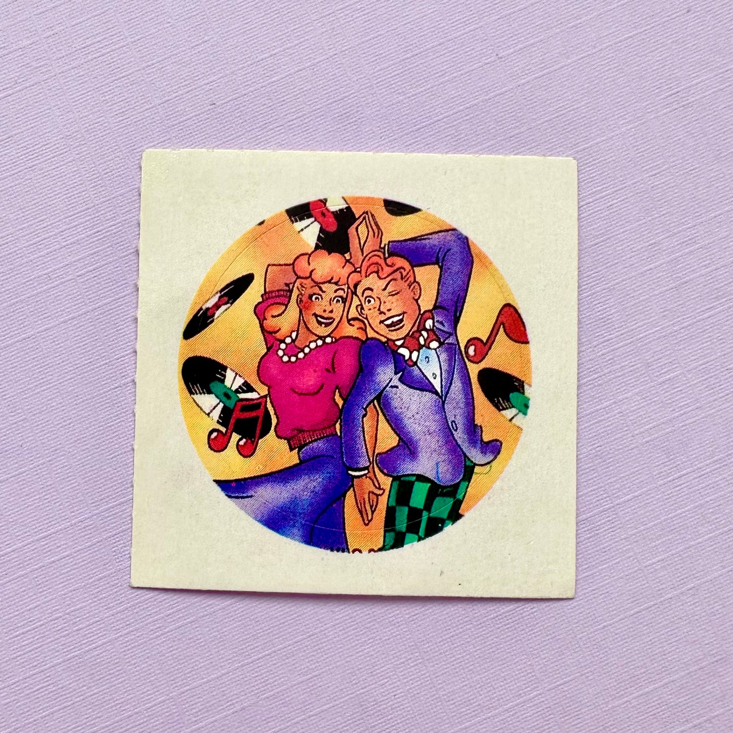 80’s Lisa Frank Dancing Sticker