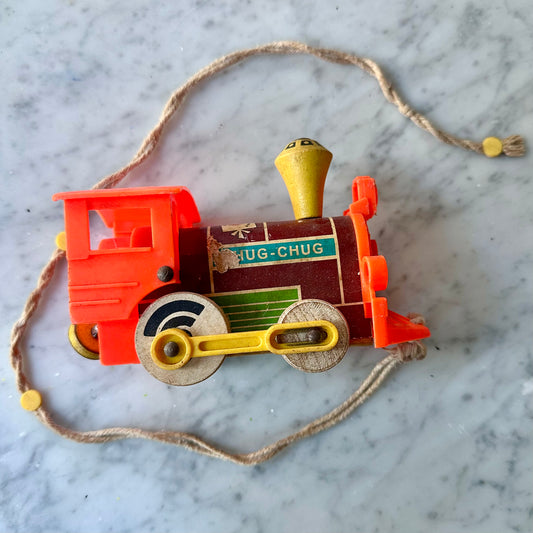 1964 Fisher Price Chug-Chug Wooden Train