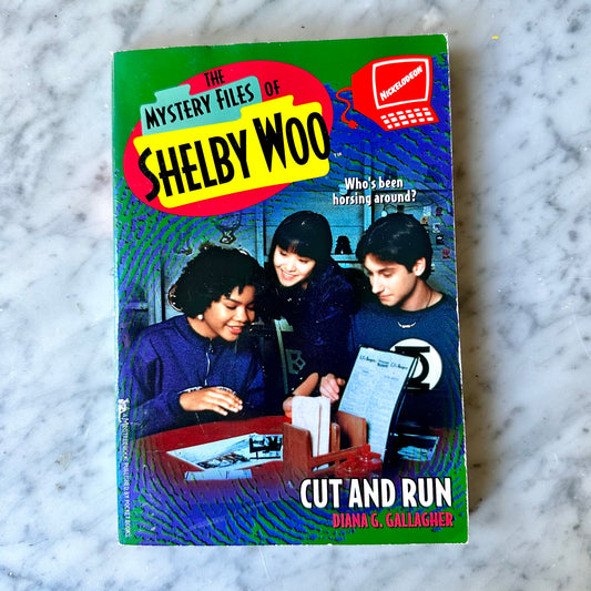 90’s Nickelodeon The Mystery Files of Shelby Woo “Cut & Run” Book