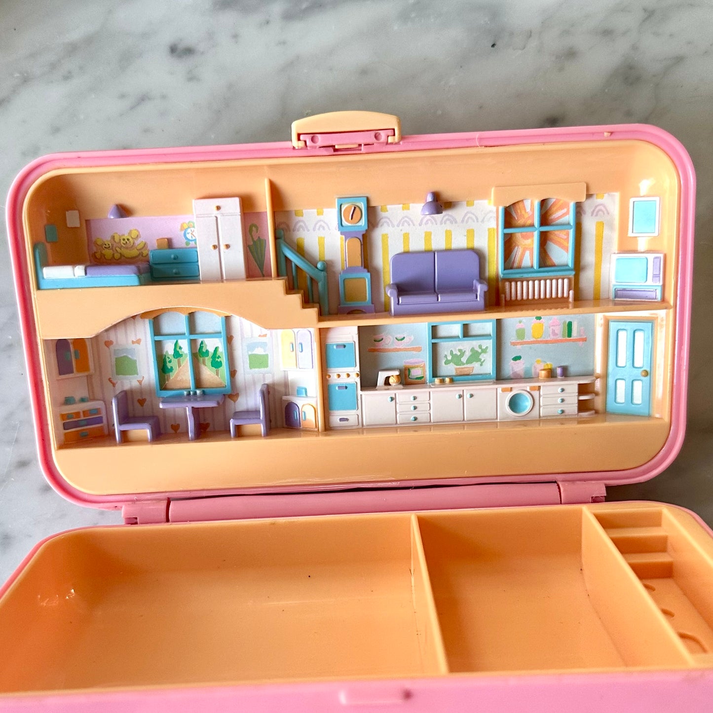 Vintage Polly Pocket 1990 Pretty Hair Playset