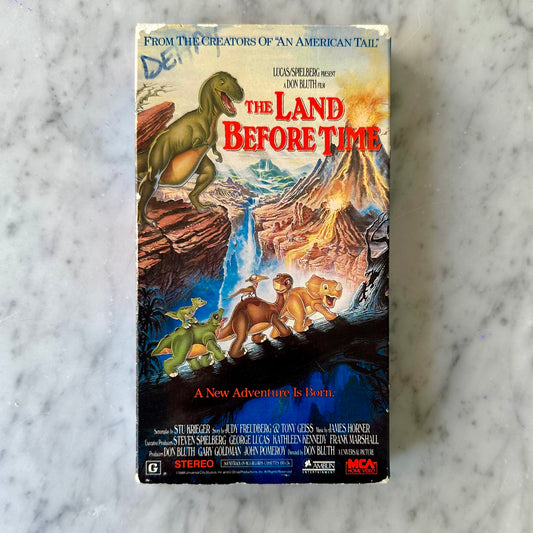 1988 Land Before Time VHS