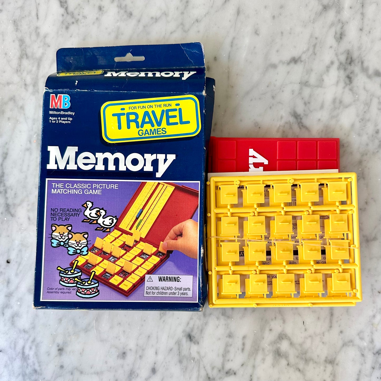 1989 Milton Bradley Memory Travel Game
