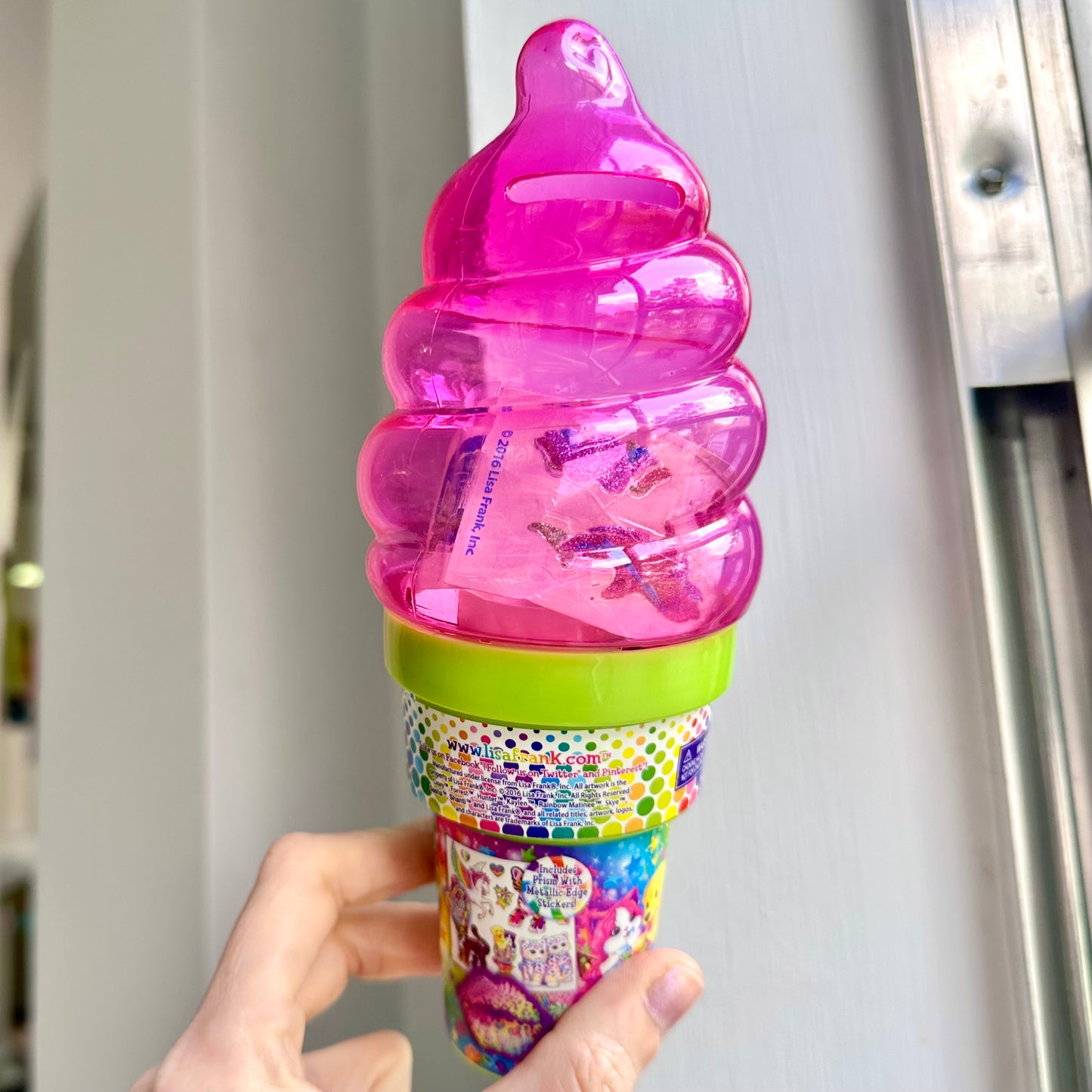 Lisa Frank Ice Cream Bank Cosmetic Set