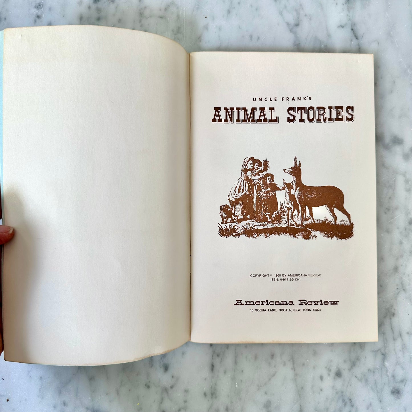 Vintage Uncle Franks Animal Stories Book