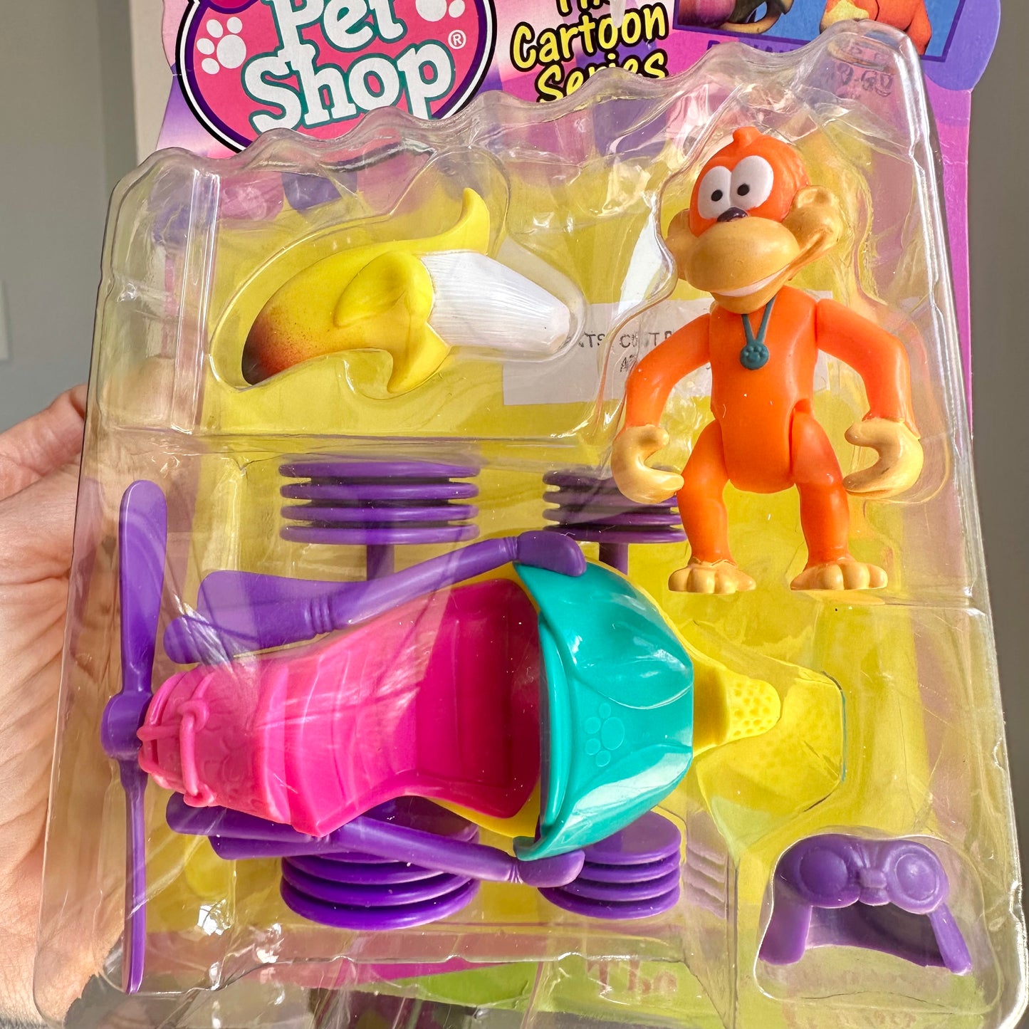 1995 Littlest Pet Shop "Banana-To-Go Squeaks"